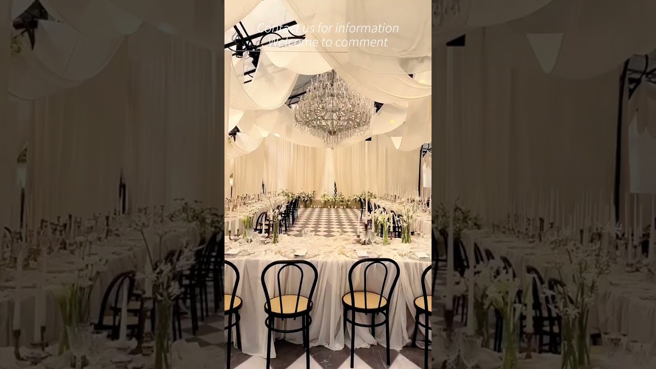 The most modern wedding decoration, we can provide all the home textile products in the video