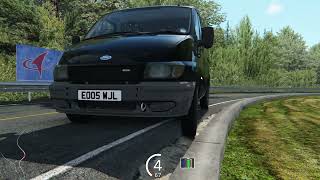 GUTTER RUN WITH A VAN IS CRAZY