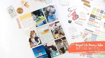 Project Life Process Video ~ Nov Citrus Twist Kits + + + INKIE QUILL