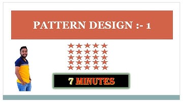 Pattern Design -1 In Console Application C#