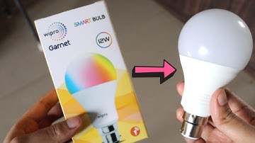 Wipro WiFi Enabled Smart LED Bulb B22 12 Watt -Review !