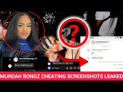 Murdah Bongz Cheating Screenshots Leaked Conversations With Alleged