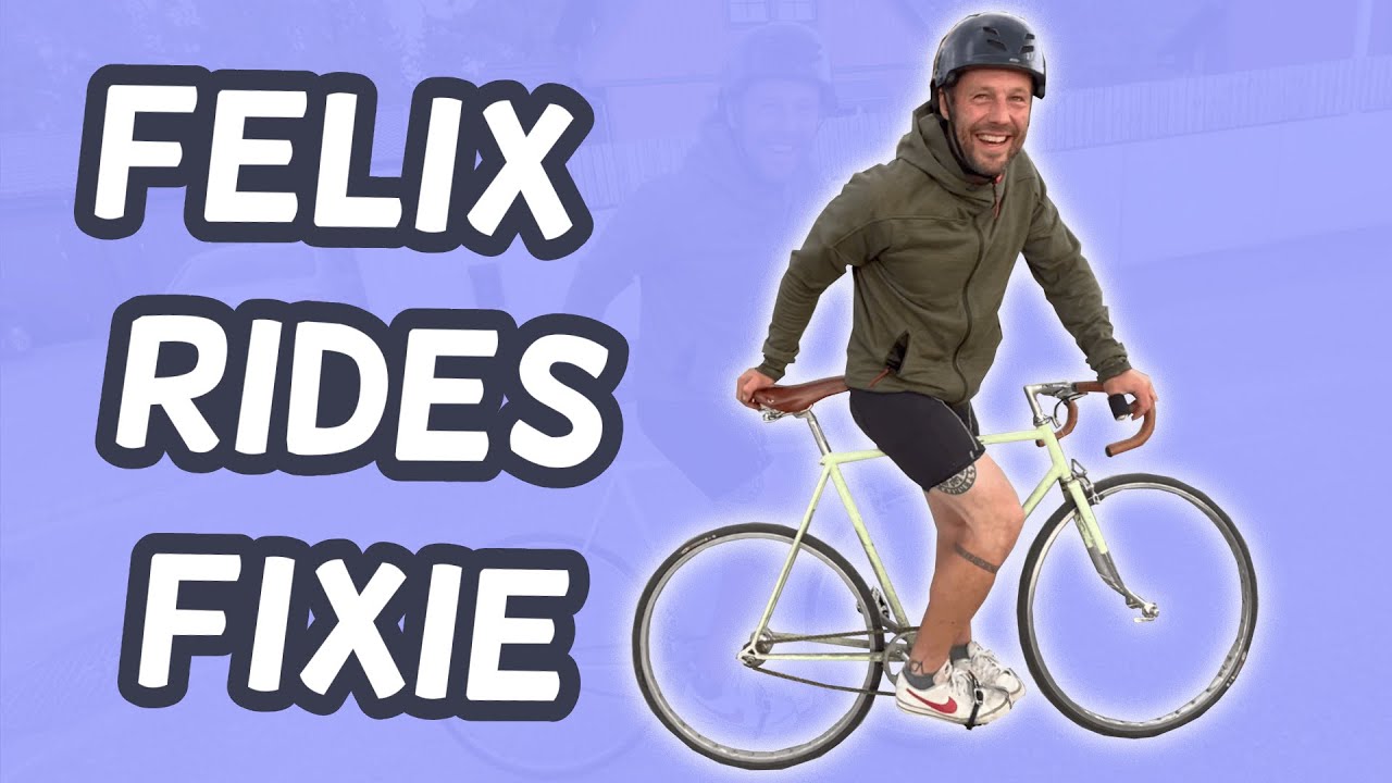 🚴My friend bought a fixed gear bike and he loves it! 