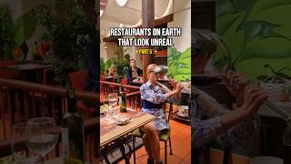 Restaurants On Earth That Don’t Feel Real Pt.5  #Shorts #Travel #Restaurant