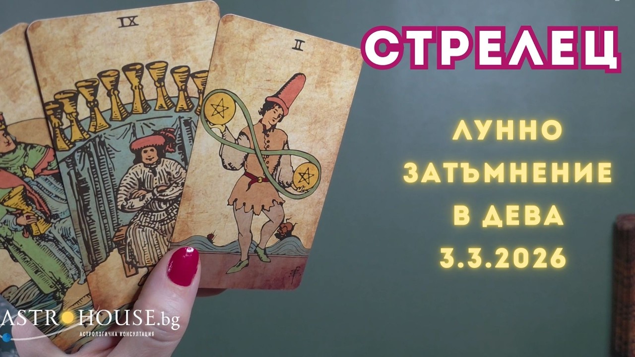 🔮Стрелец ✨Таро ✨ Лунно затъмнение ✨3 март 2026✨