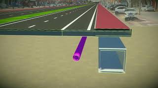 spatial coordination between roads and the underground pipe networks