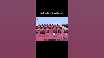 Noteblock song 🎶 „pink soldier“ (squid game) #minecraft #noteblocksong #squidgame #music #shorts