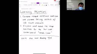 EGME 541 SPRING 2022 Week 13 Lecture 1
