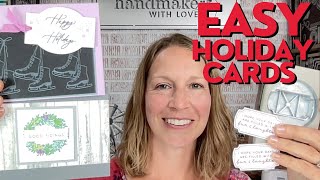 🎄3 Christmas Cards ANYONE Can Make! 🎄