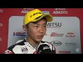 The Top3 riders break down the action from Race 1 | Round 1: Qatar | 2020 Idemitsu Asia Talent Cup