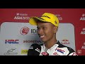 The Top3 riders break down the action from Race 1 | Round 1: Qatar | 2020 Idemitsu Asia Talent Cup