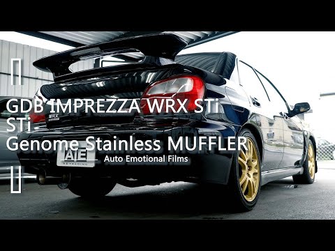 sti genomeマフラー インプレッサ インプレッサWRX STi GDB マフラー フジツボ パワーゲッター