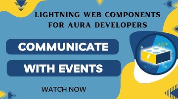 Salesforce Trailhead - Communicate with Events