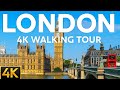 LONDON [4K] Central London, United Kingdom Walking Tour 2025 🇬🇧🏴󠁧󠁢󠁥󠁮󠁧󠁿