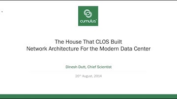Webinar: Modern Data Center Network Architecture