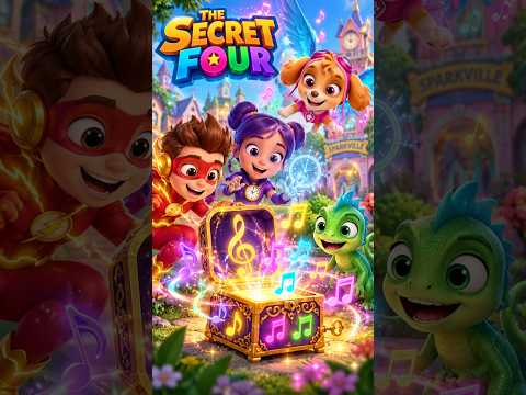 THE MAGIC MUSIC BOX! 🎶✨ | The Secret Four | Kids Cartoon