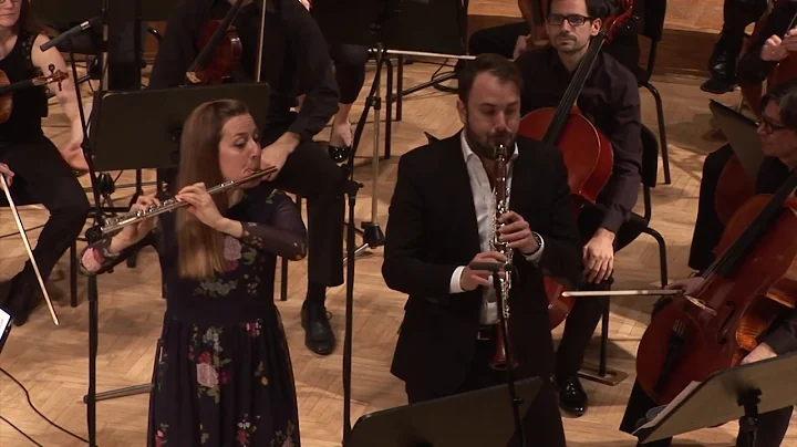 Danzi, Sinfonia Concertante for flute & clarinet (Irena Kavi, Tommaso Lonquich, RTV Slovenia)
