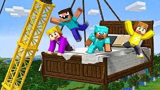 Overnachten Op Het GEVAARLIJKSTE BED In Minecraft! (Survi...