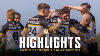 Highlights Hunslet Rlfc 0 - 56 York Knights Betfred Championship Round 21
