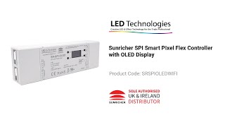 Sunricher SPI Smart PIxel Flex Controller with OLED Display