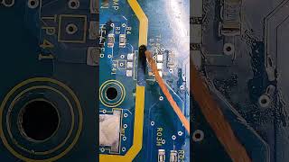 Mainboard Solder Clearing Before Having The Replacement SMD Component On