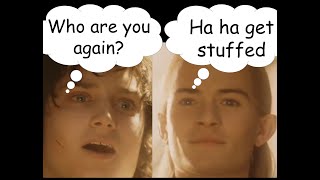 Frodo forgets Legolas name | LOTR