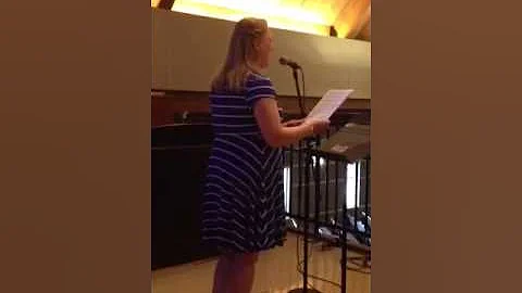 Stephanie Richter sings "Blessings"