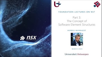 NST Foundation Lecture 3   The Concept of Software Element Structures