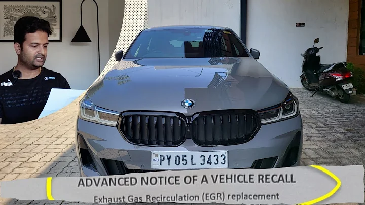 BMW 6GT Recall Notice: EGR Replacement & Third Service Due