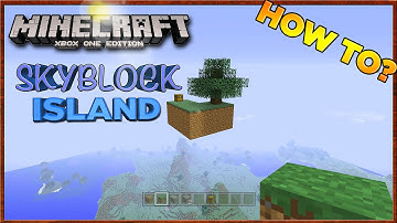 Minecraft: How to Build a SkyBlock Island [Xbox & Playstation]