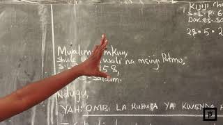 Kiswahili  Barua Rasmi Uandishi  By Mr Lamech