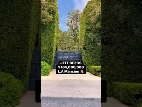 Jeff Bezos and the “Great Wall” of Beverly Hills #JeffBezos #beverlyhills #luxury #billionaire