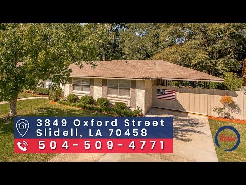 3849 Oxford Street, Slidell, LA home video tour