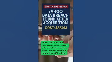 Cybersecurity in Mergers & Acquisitions – A Hidden Risk! 🔐 #cybersecurity #education #cyberawareness