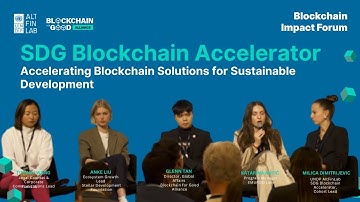 SDG Blockchain Accelerator: Matching Global Tech with Local Challenges | Blockchain Impact Forum