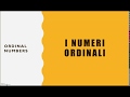 Italian grammar numeri ordinali