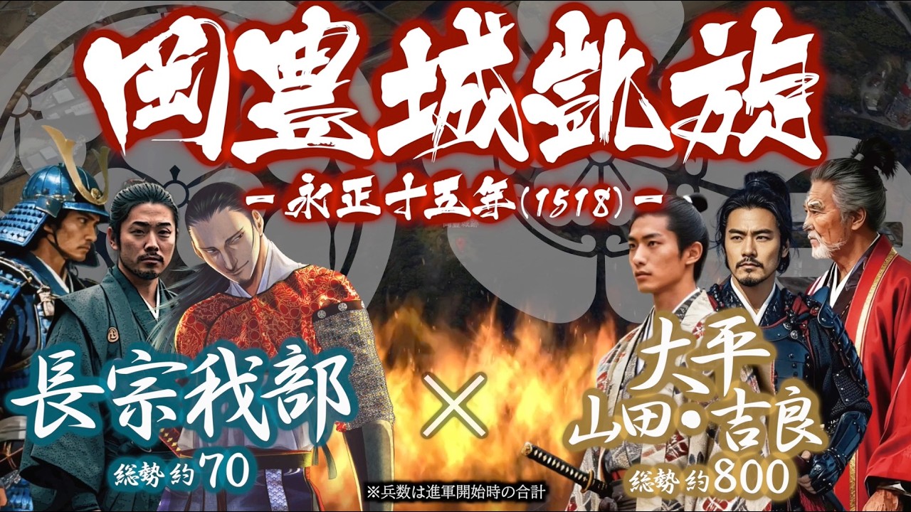 【合戦解説】【合戦解説】岡豊城凱旋 〜 長宗我部家の復興を目指し国親は立ち上がる 〜