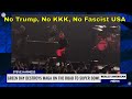 Green Day Stands Up to Fascism Live on Stage #Punk