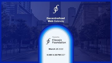Filecoin Foundation: Decentralized Web Gateway @ SXSW