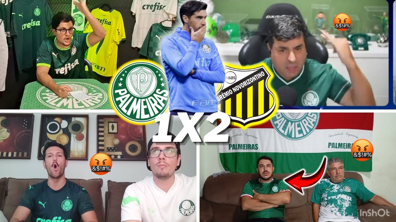 REAÇÕES PALMEIRENSES E TRISTEZA TOTAL- PALMEIRAS 1X2 NOVORIZONTINO - PAULISTÃO 2025- VAMOS RIR KKKKK