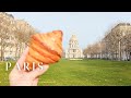 パンとお花とコーヒーと、本命のクロワッサンを食べました。荘厳なパンテオンを見学 Paris vlog