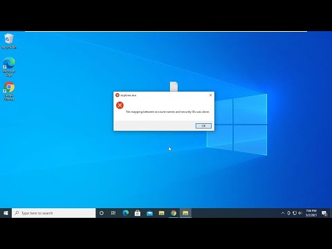 Fix No Mapping Between Account Names And Security IDs Was Done | Can't Open Any Application