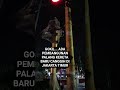 ada palng kereta baru menggantikan palang kereta jepang di jakarta timur #keretaapi #keretabaru