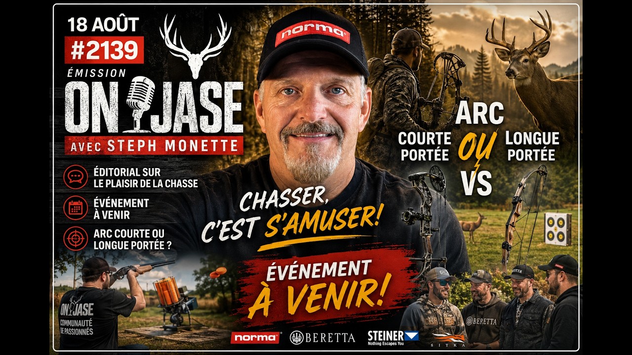 18  Aout   2139 Émission ON JASE  avec Yan et Steph Monette