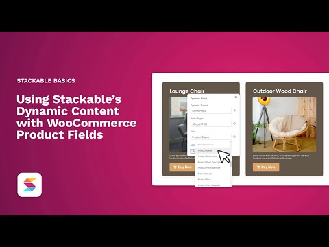 How to Use Stackable's Dynamic Content with WooCommerce Product Fields