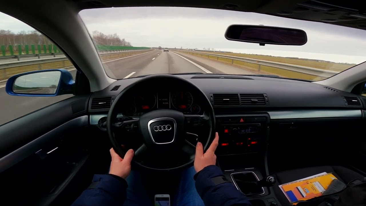 2005 Audi A4 2.0 TDI 140 Hp POV Test Drive 