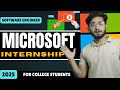 Microsoft Internship 2025 | Software Engineer | Complete Guide with FREE resources