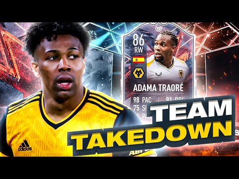 86 FUT Versus Adama Traore Team Takedown!!!