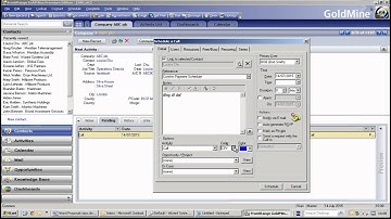 GoldMine CRM 101 - Staying on top of your sales activities