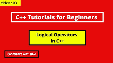 Logical Operators in C/C++ | C++ Tutorials in Hindi | Video 09